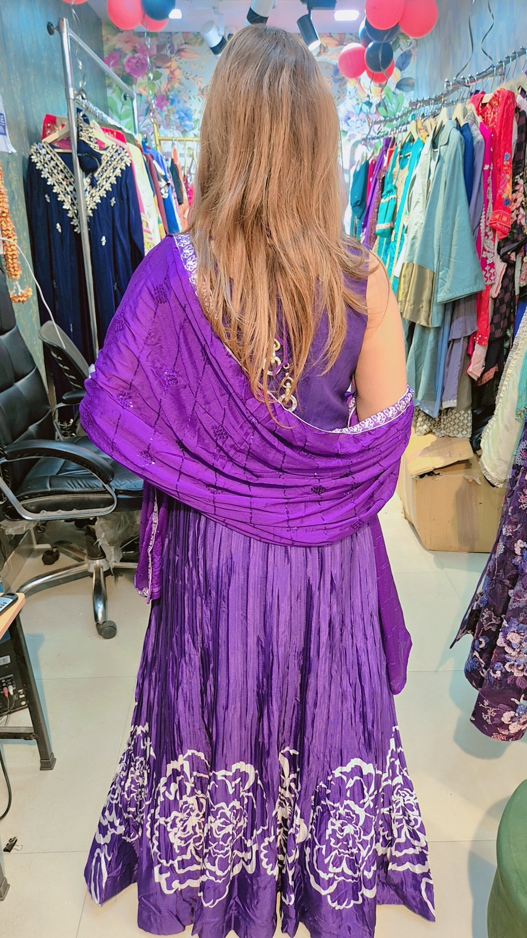 "SUHAANI" Royal Purple Lehnga