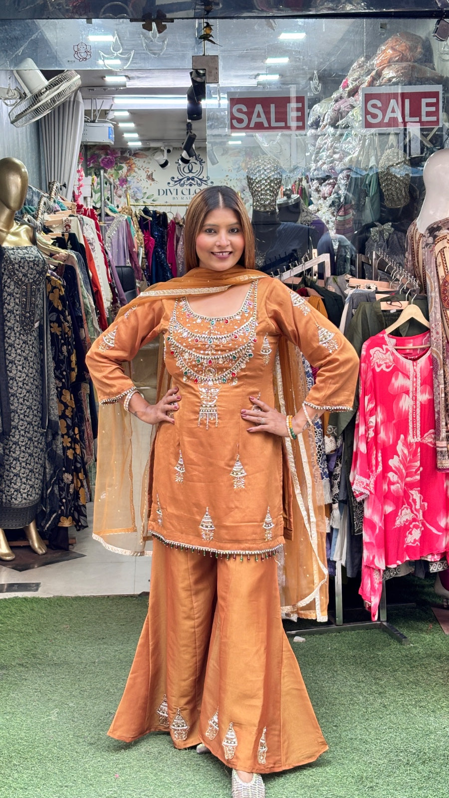 Zariyah Luxe Sharara Suit