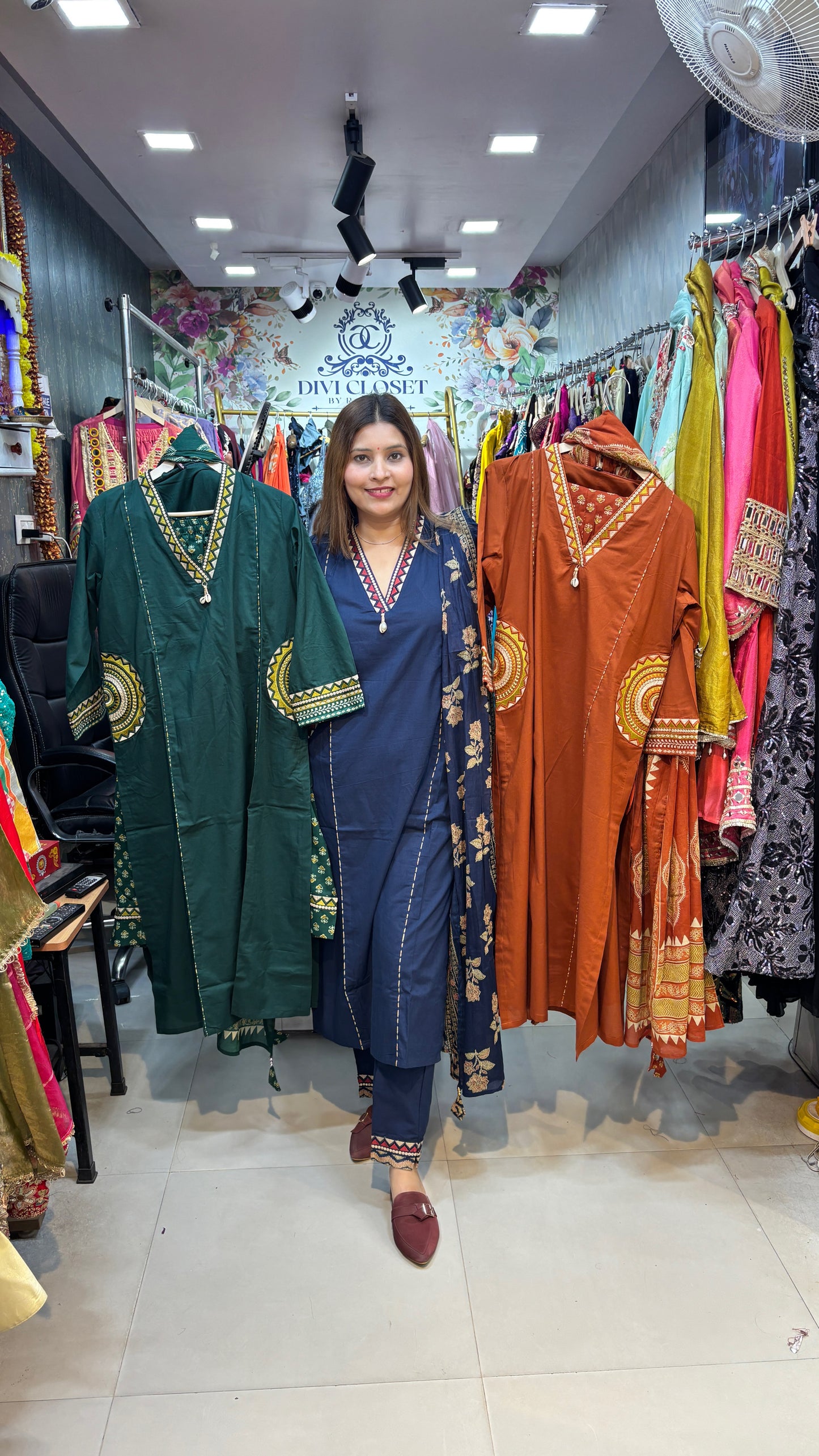 "SheComfort "  Cotton Suit with Pockets