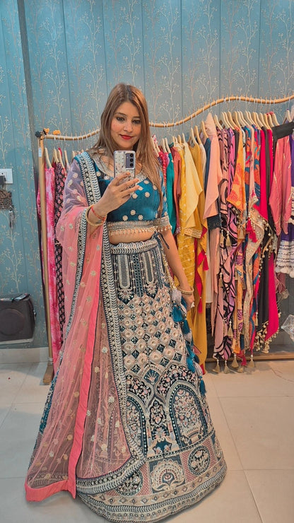 "Velvet Noor" Lehenga