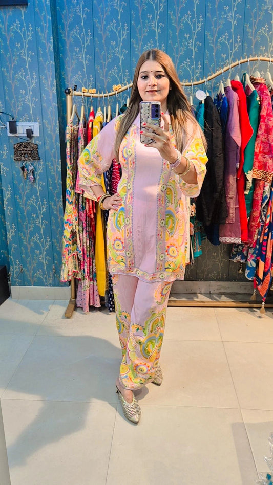 Rangrez Crepe Co-ords