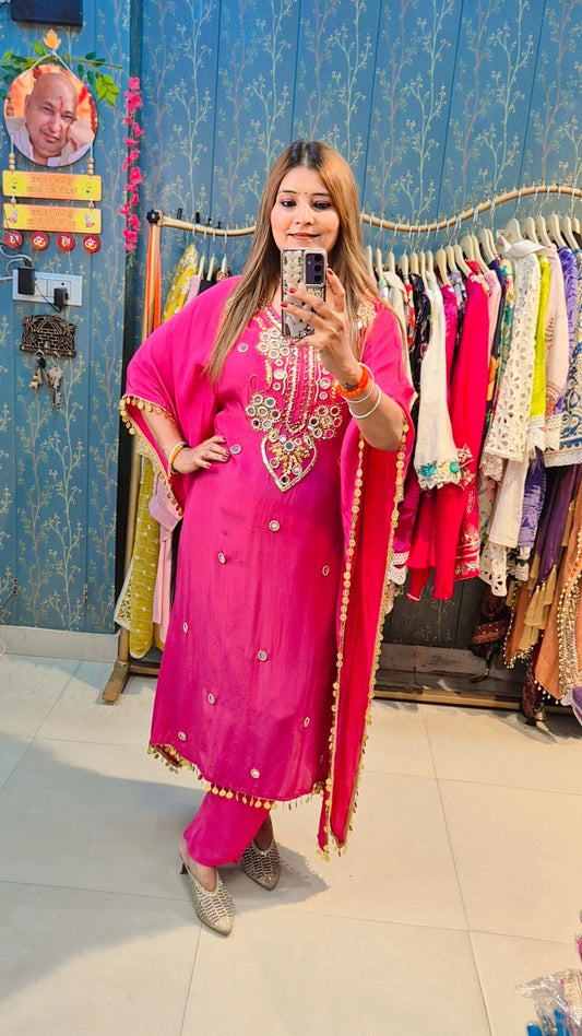 Our "MEHAR" Pure Crepe KAFTAN