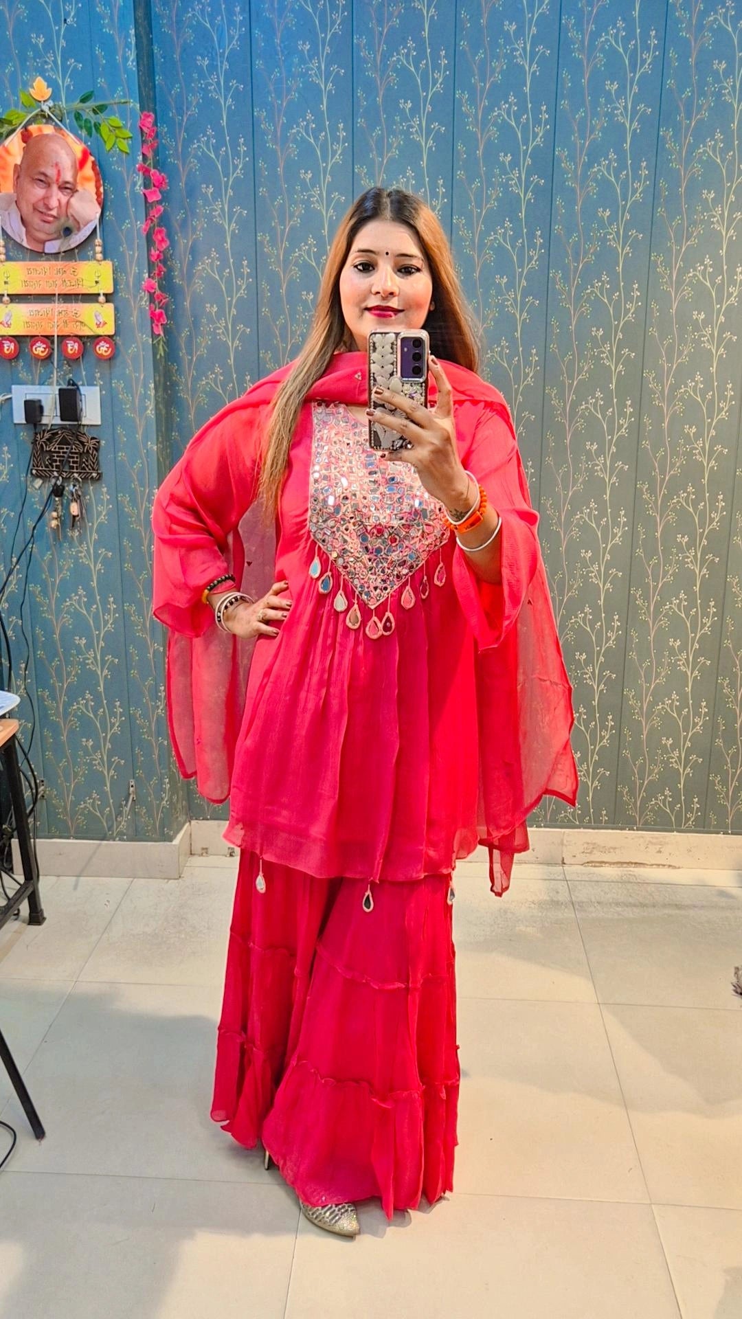 Mirror Muse Sharara Set