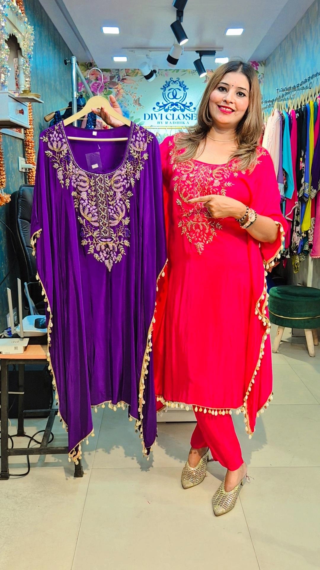 Radiance Embroidered Kaftaan Set