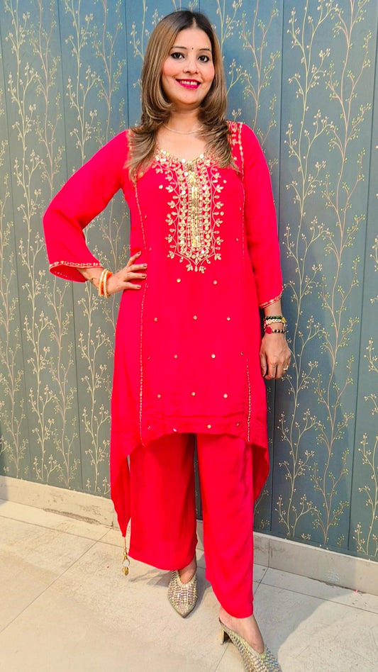 "Crimson Glow"Coord Set