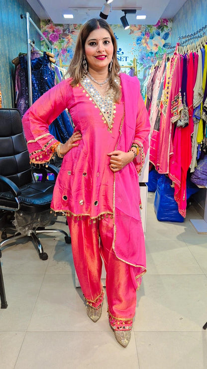 "Aaina "Shimmer Farshi Salwar Suit