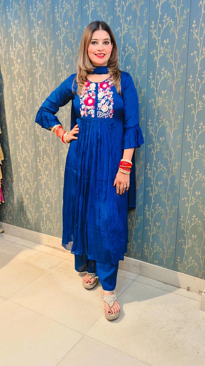 "NoorKali" A Line Suit