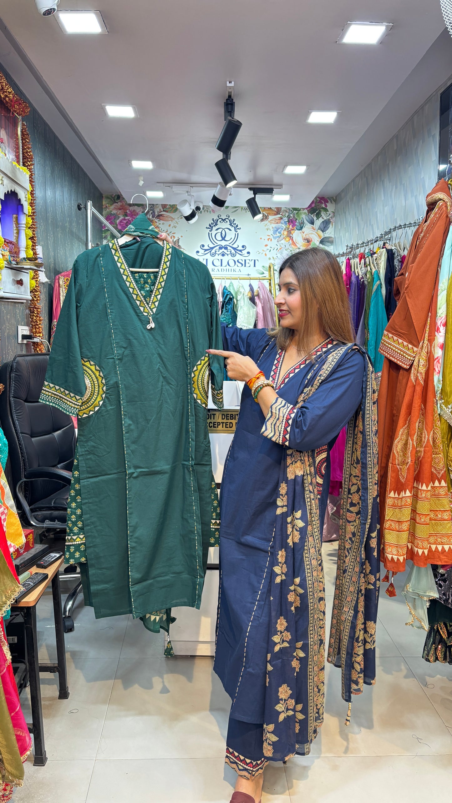 "SheComfort "  Cotton Suit with Pockets