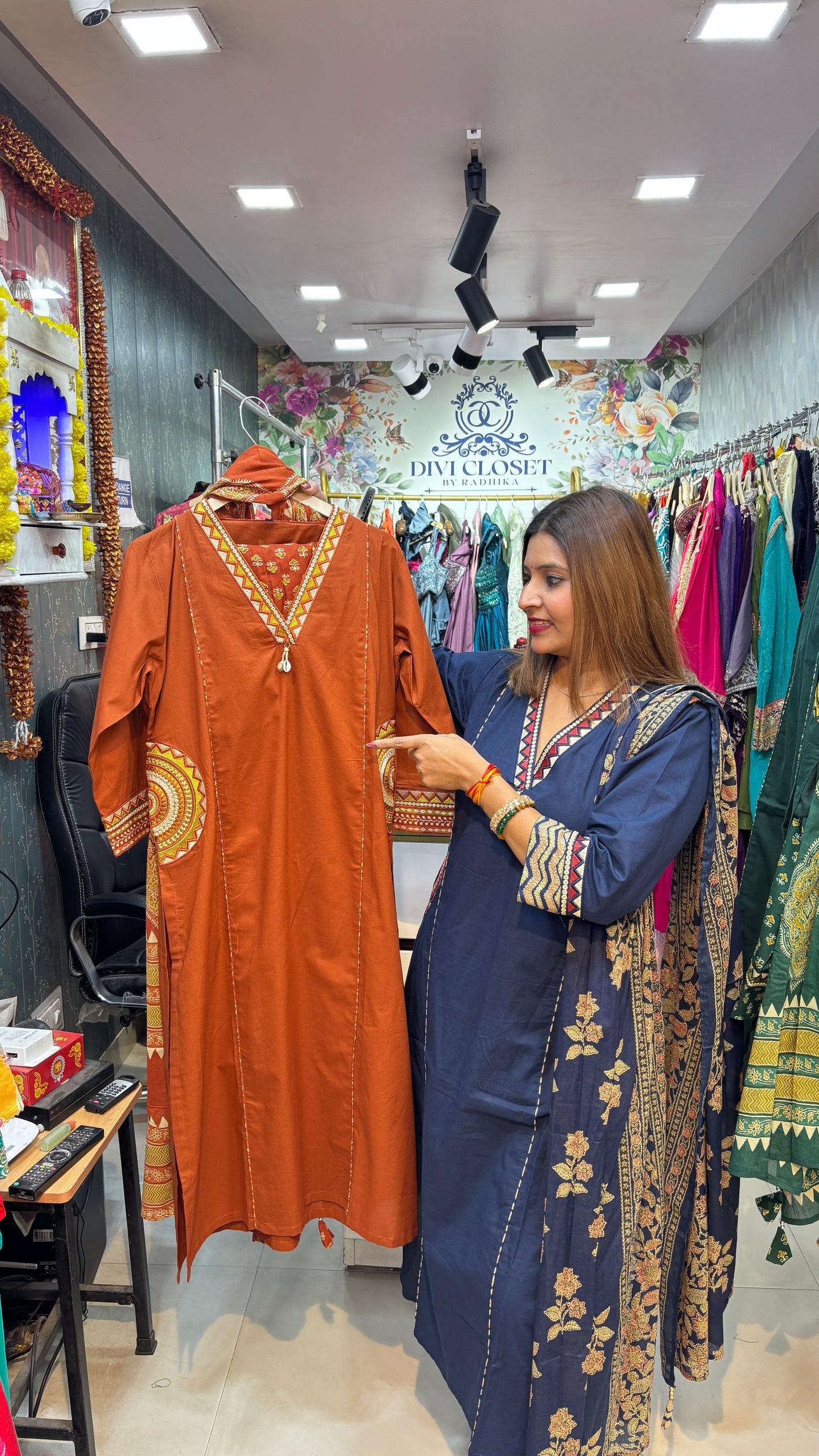 "SheComfort "  Cotton Suit with Pockets