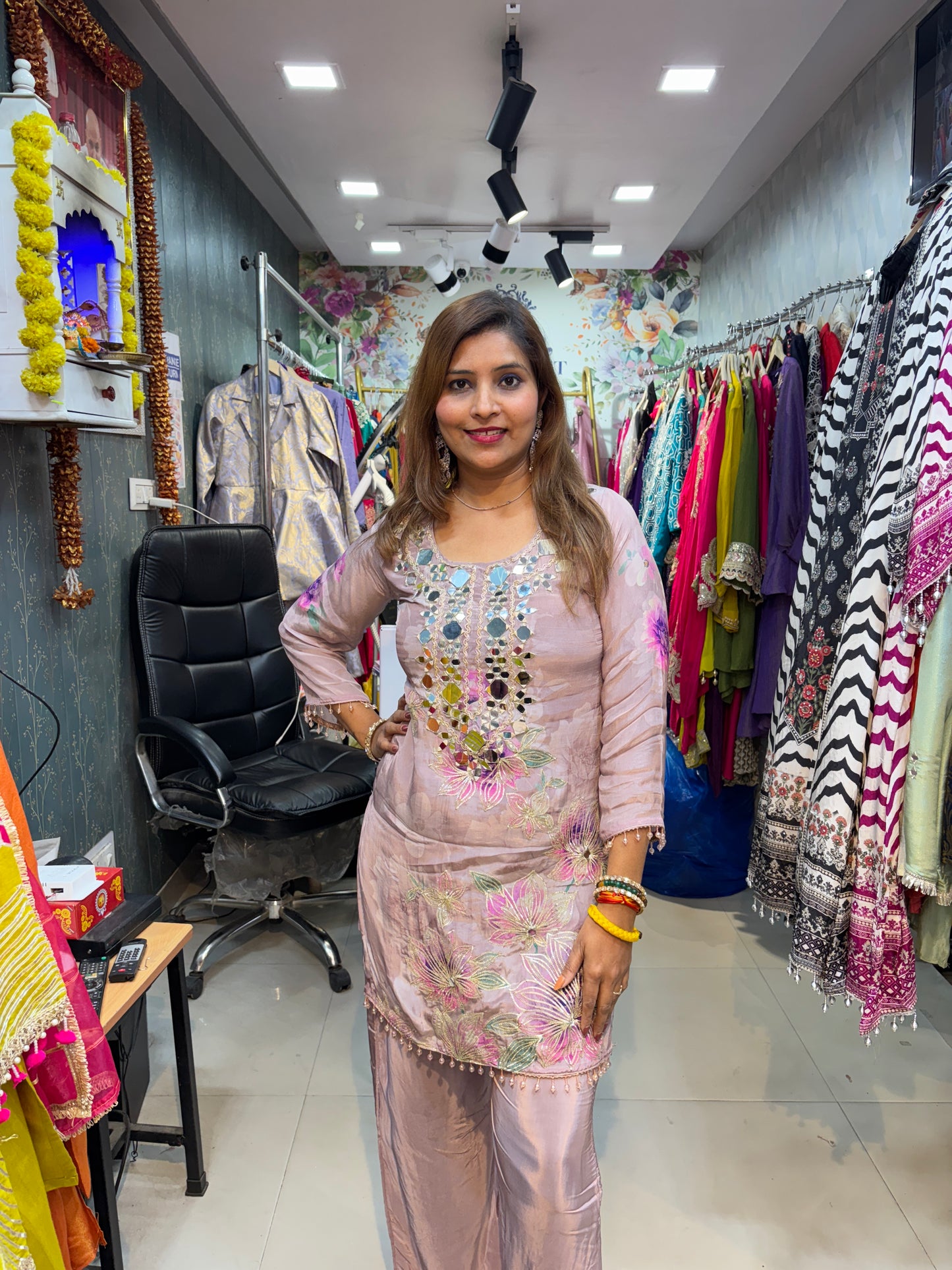 MEHAR” Crepe Coord Set