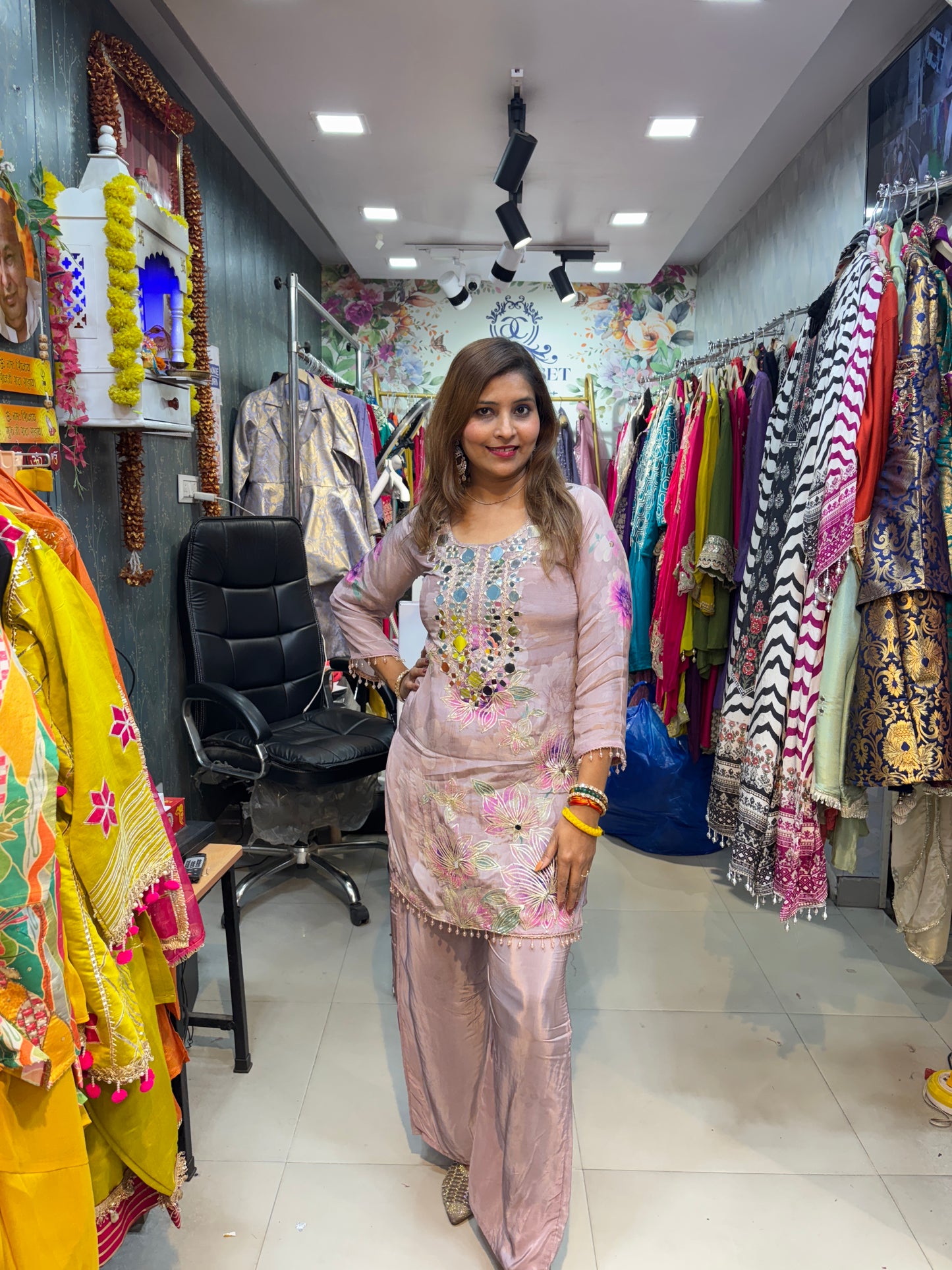 MEHAR” Crepe Coord Set