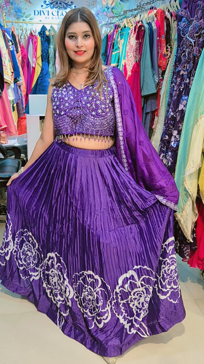 "SUHAANI" Royal Purple Lehnga