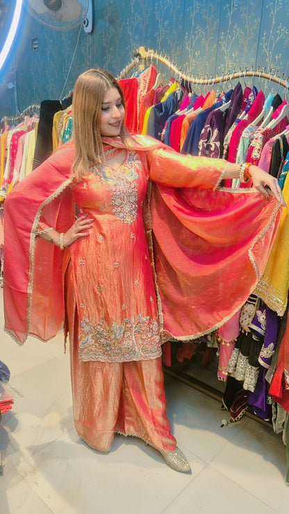 "Nazaakat"  PALZO SUIT WITH DUPPATTA