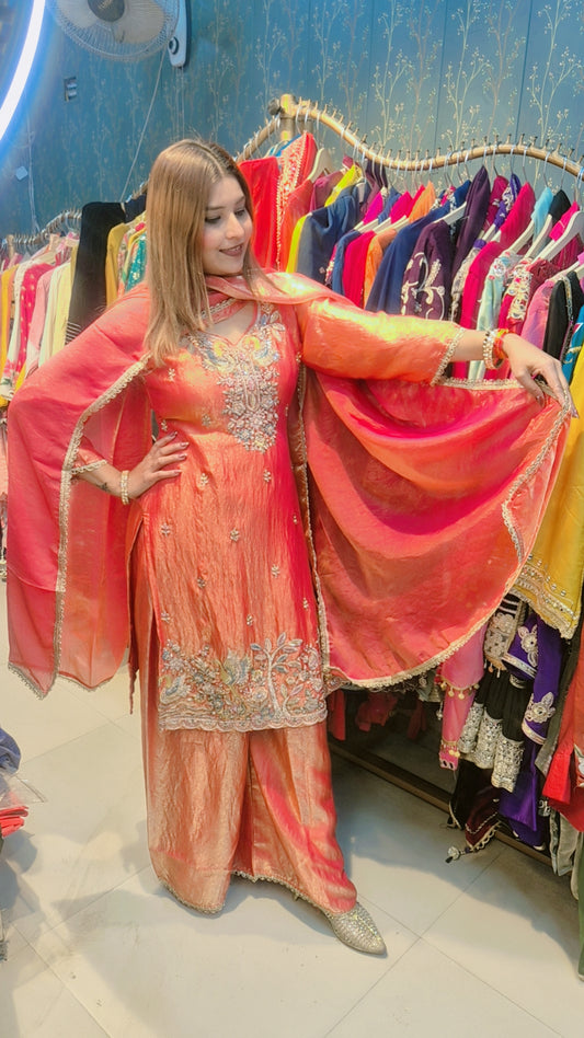 "Nazaakat"  PALZO SUIT WITH DUPPATTA