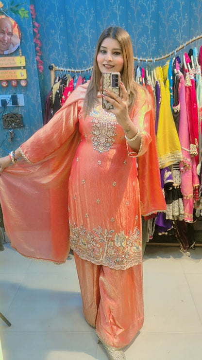 "Nazaakat"  PALZO SUIT WITH DUPPATTA