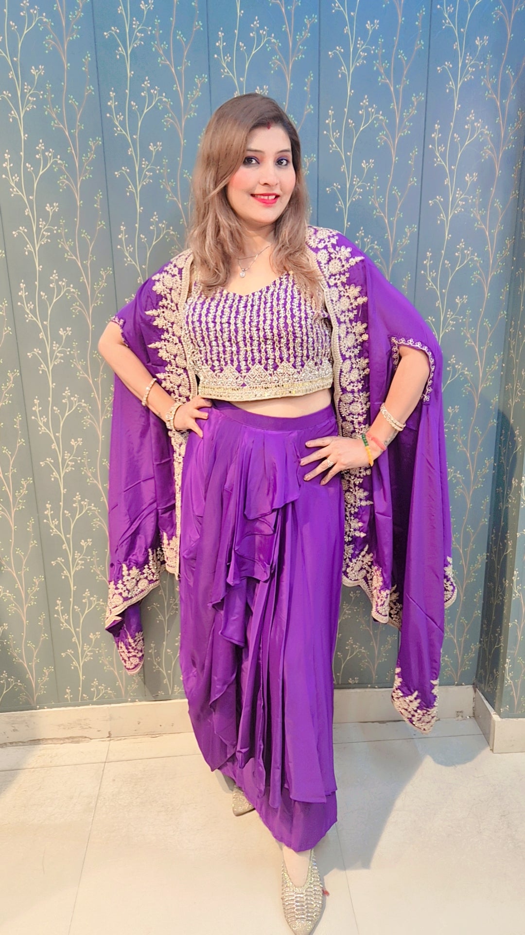 "SUHAANI"  INDOWESTERN THREE PIECE SET