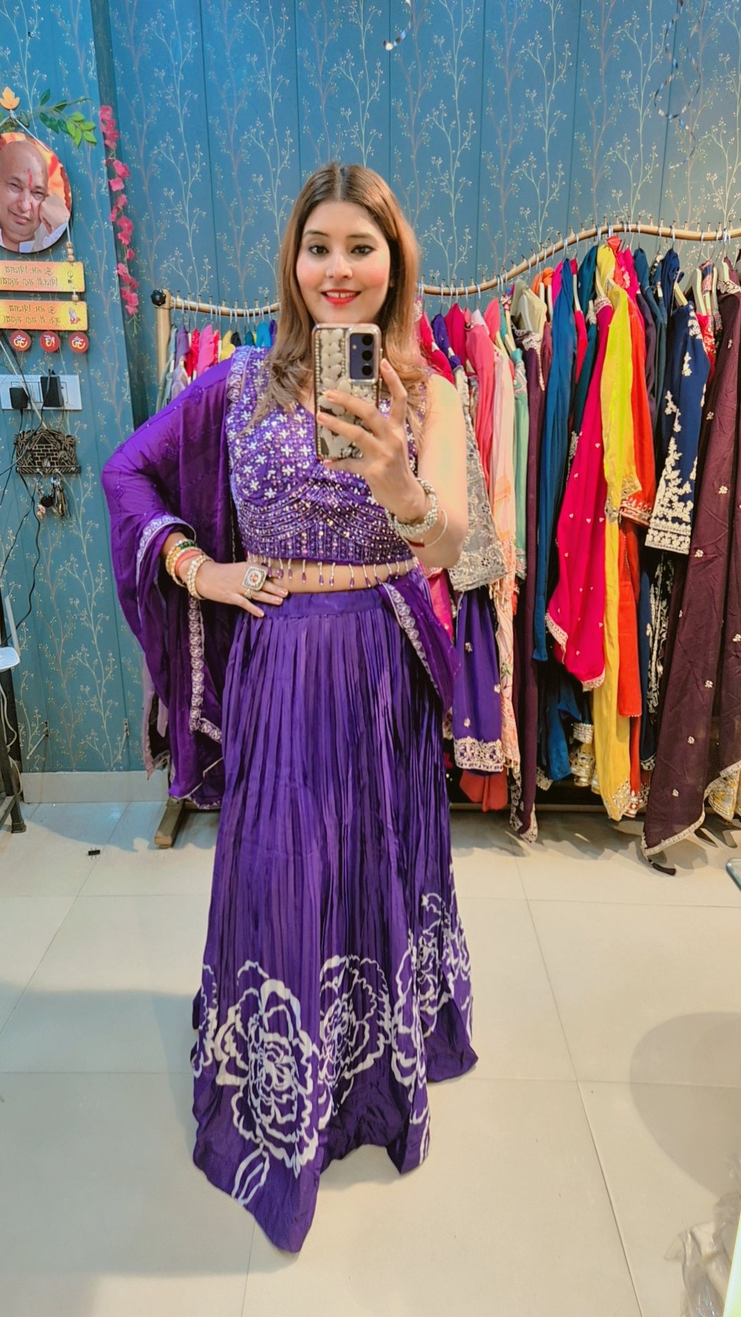 "SUHAANI" Royal Purple Lehnga