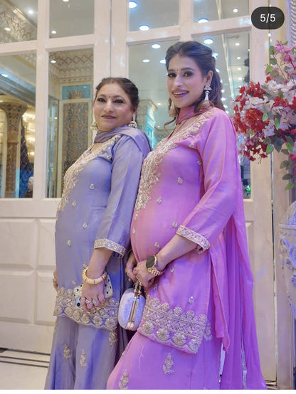 Celebrity Sharara Suit
