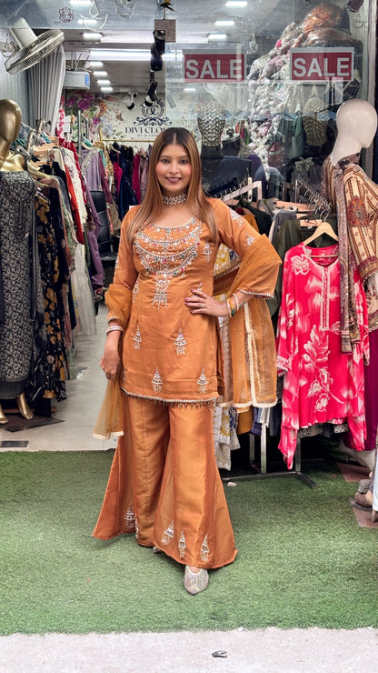 Zariyah Luxe Sharara Suit