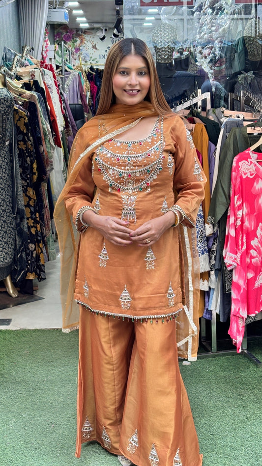 Zariyah Luxe Sharara Suit