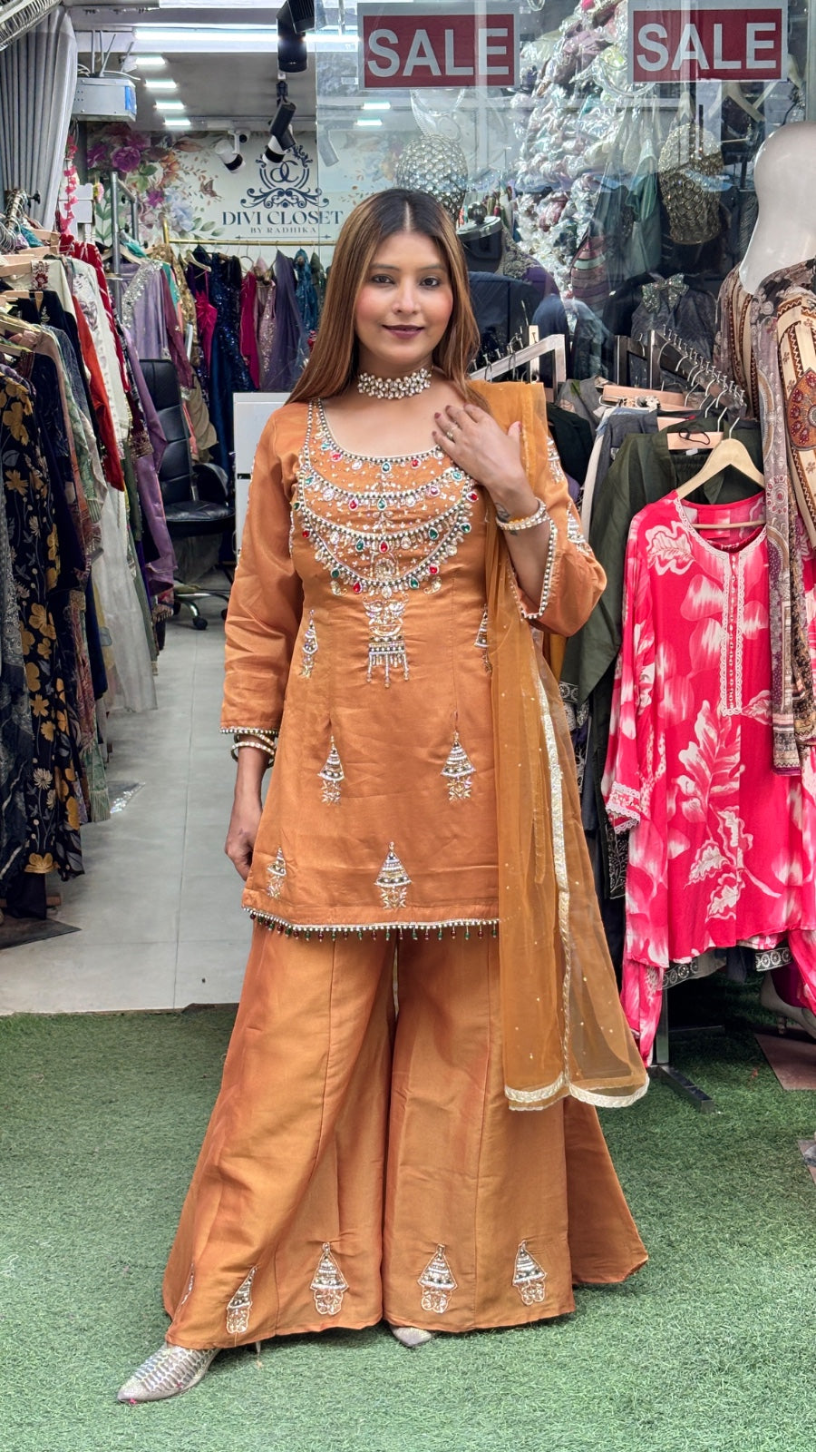 Zariyah Luxe Sharara Suit