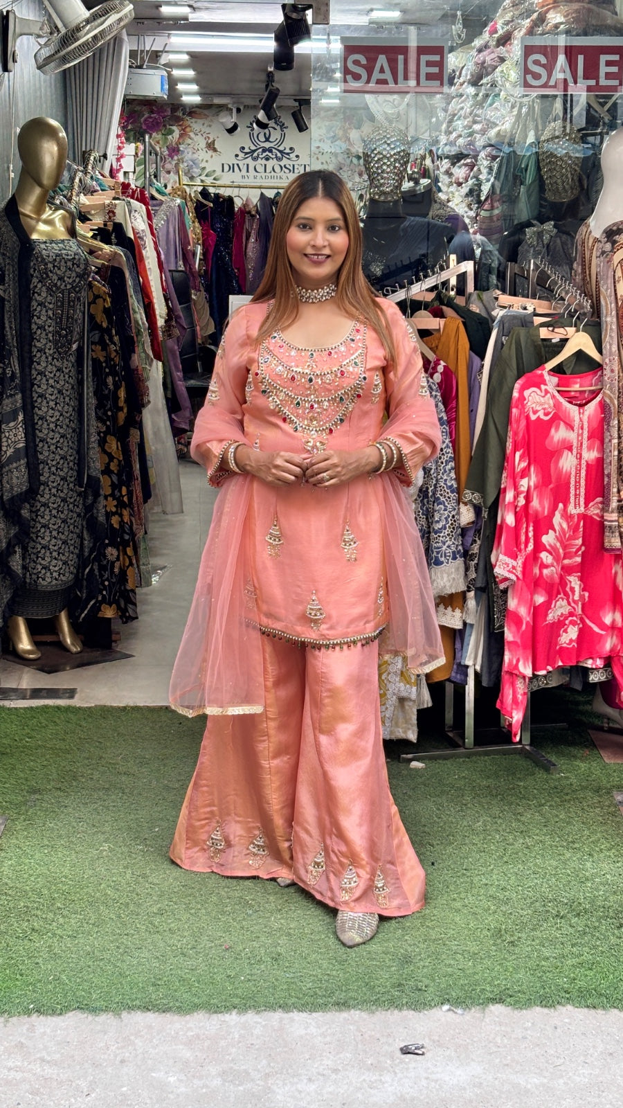 Zariyah Luxe Sharara Suit
