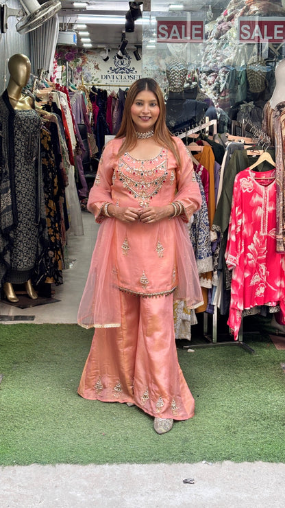 Zariyah Luxe Sharara Suit