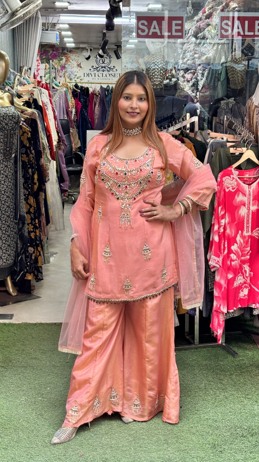 Zariyah Luxe Sharara Suit