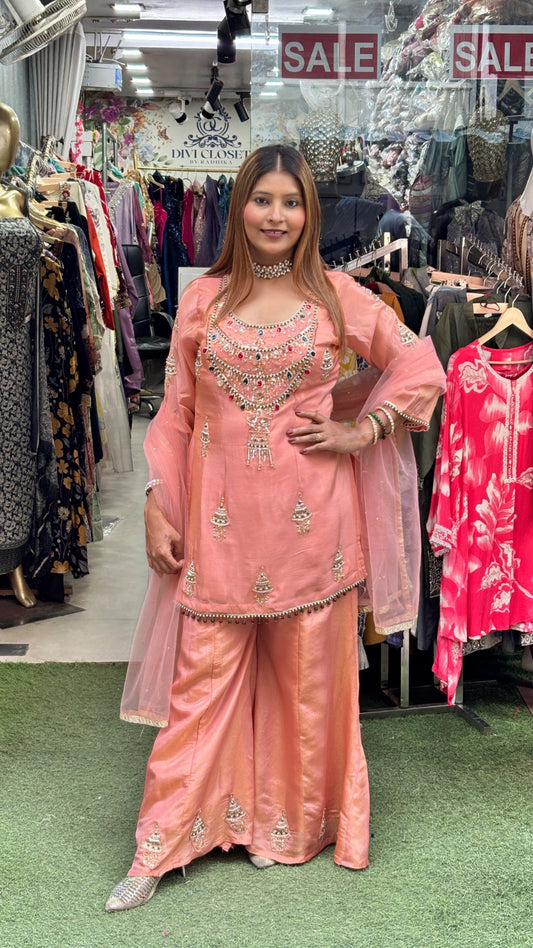 Zariyah Luxe Sharara Suit