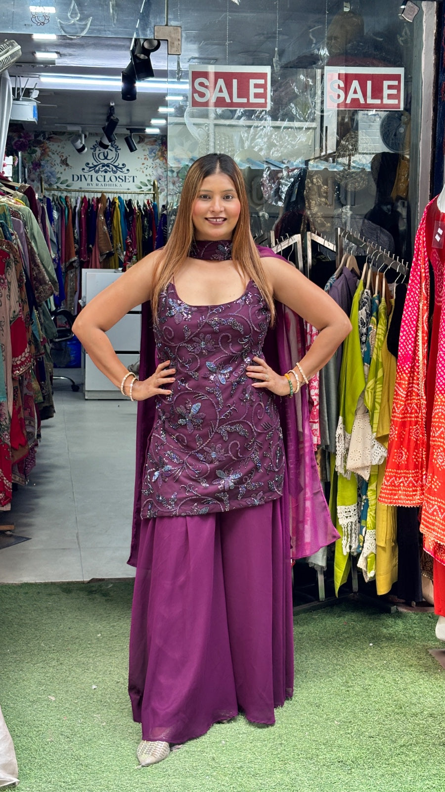 ✨ Nooré Handwork Indo-Western Set