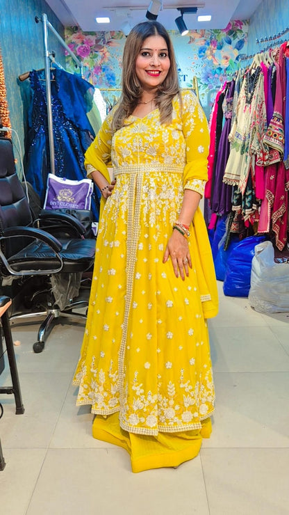 "Sunshine "Glow Anarkali