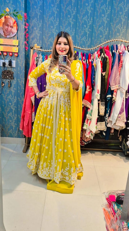 "Sunshine "Glow Anarkali