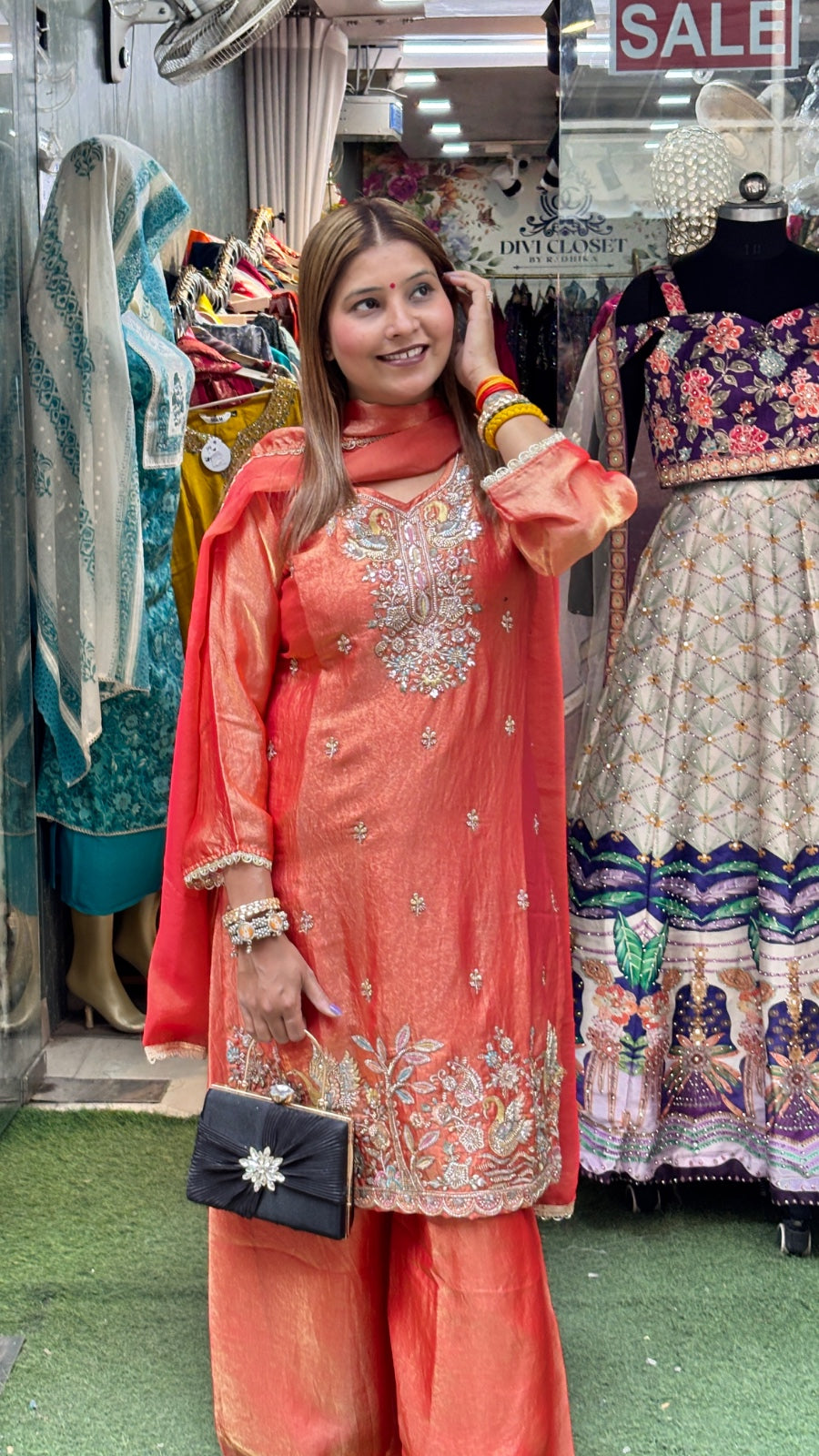 "Zarqash Luxe Set" THREE PIECE PLAZO SUIT
