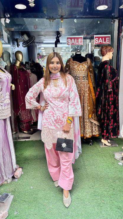 "MAHIRA" FARSHI SALWAR THREE PIECE SET