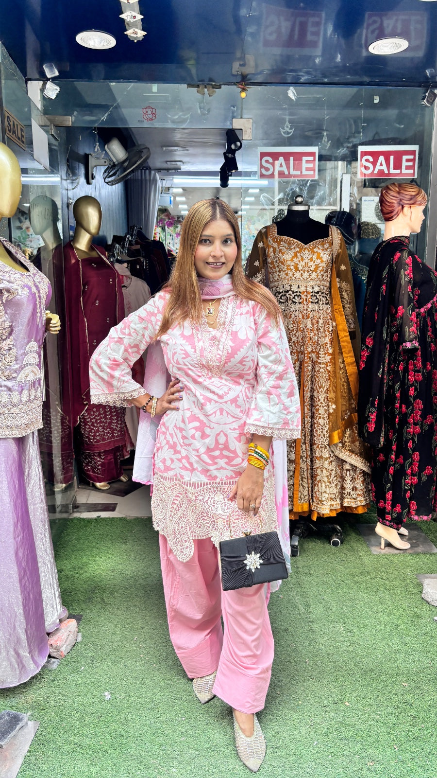 "MAHIRA" FARSHI SALWAR THREE PIECE SET