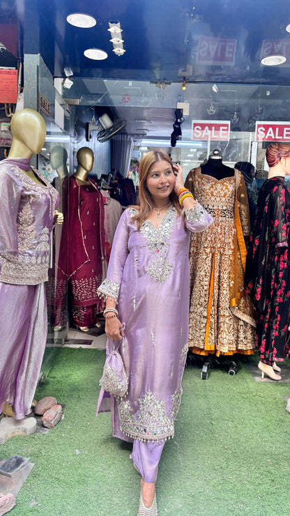 "NOOR" LONG FIREN THREE PEICE SET