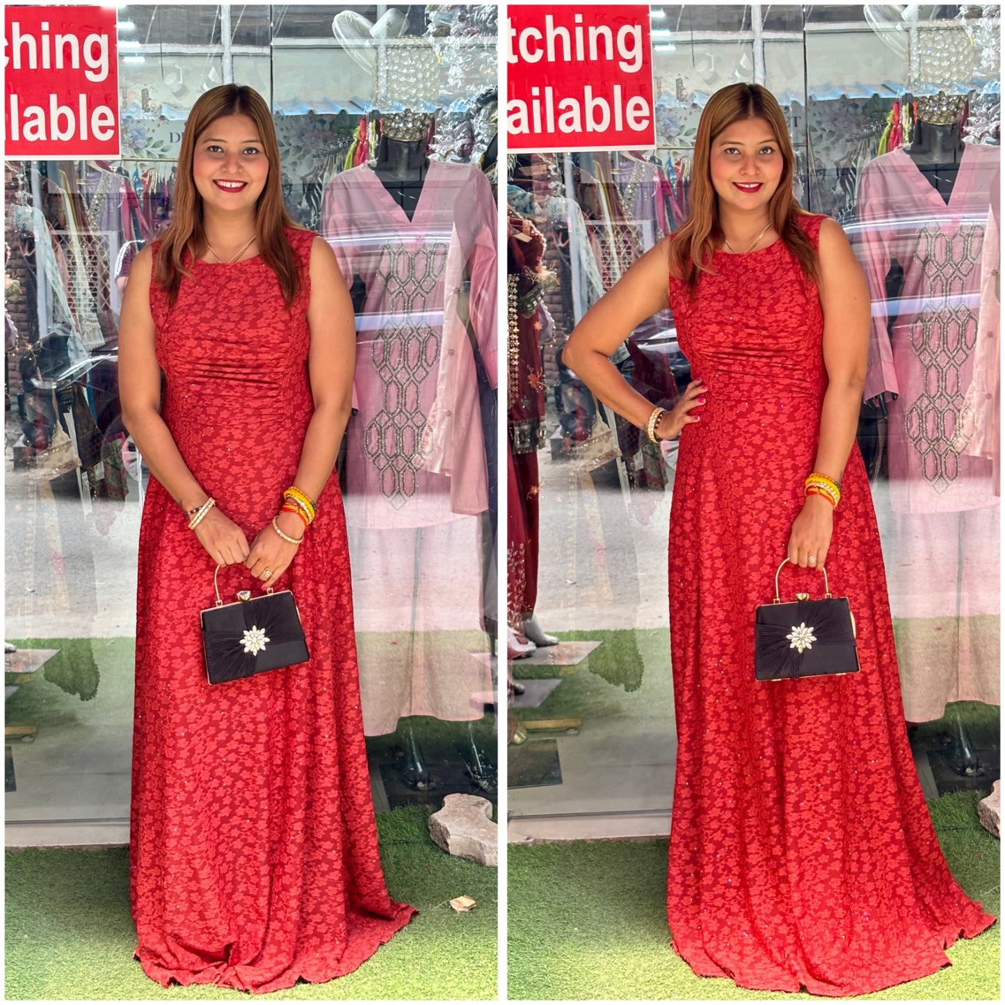 Our "VELORA" LONG WESTERN DRESS