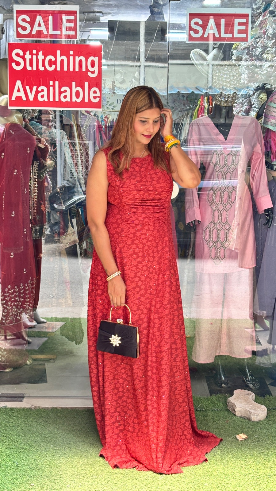 Our "VELORA" LONG WESTERN DRESS