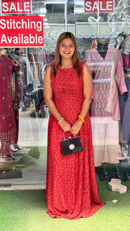 Our "VELORA" LONG WESTERN DRESS