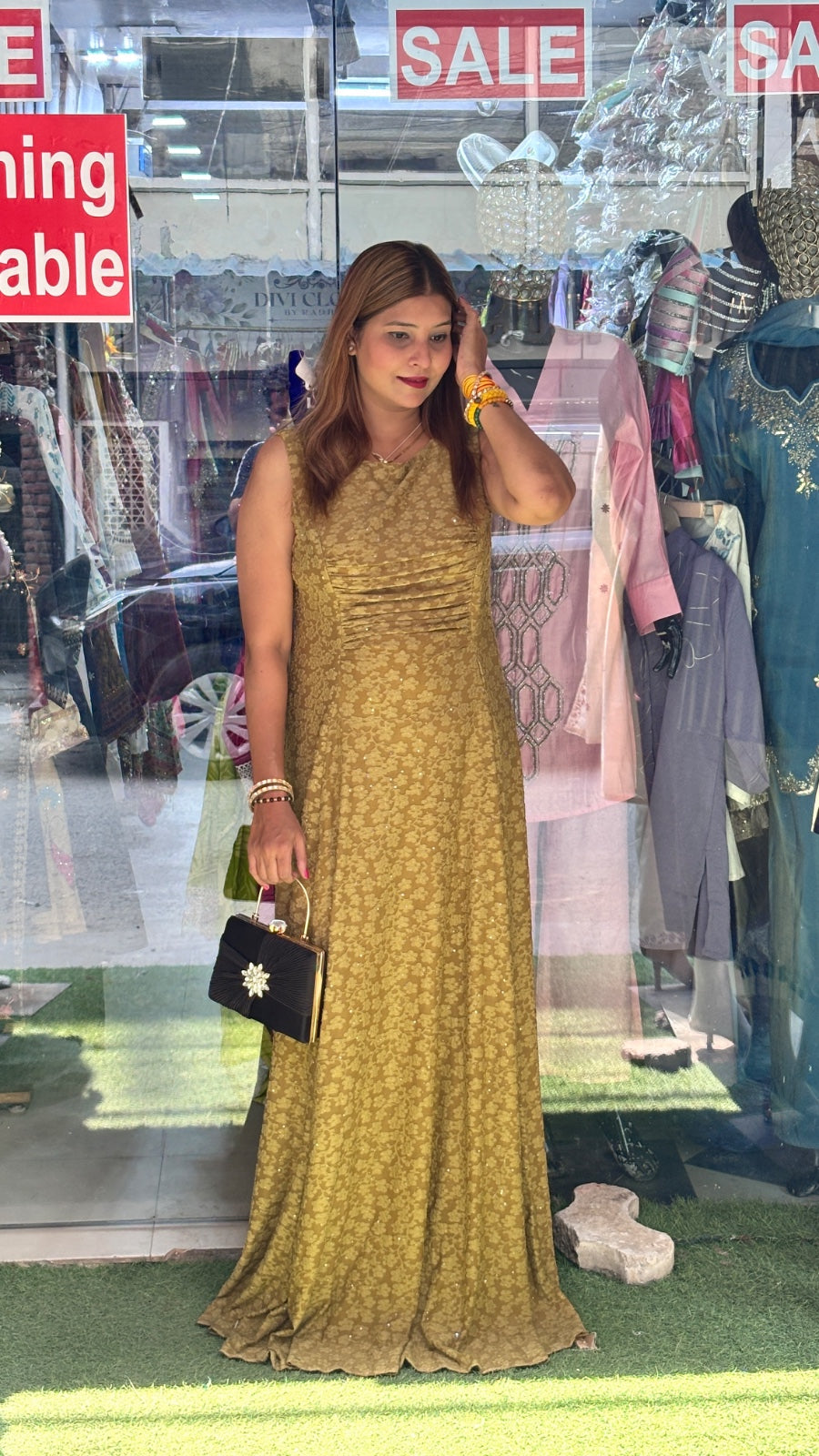 Our "VELORA" LONG WESTERN DRESS