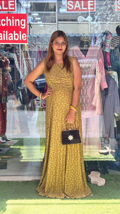 Our "VELORA" LONG WESTERN DRESS