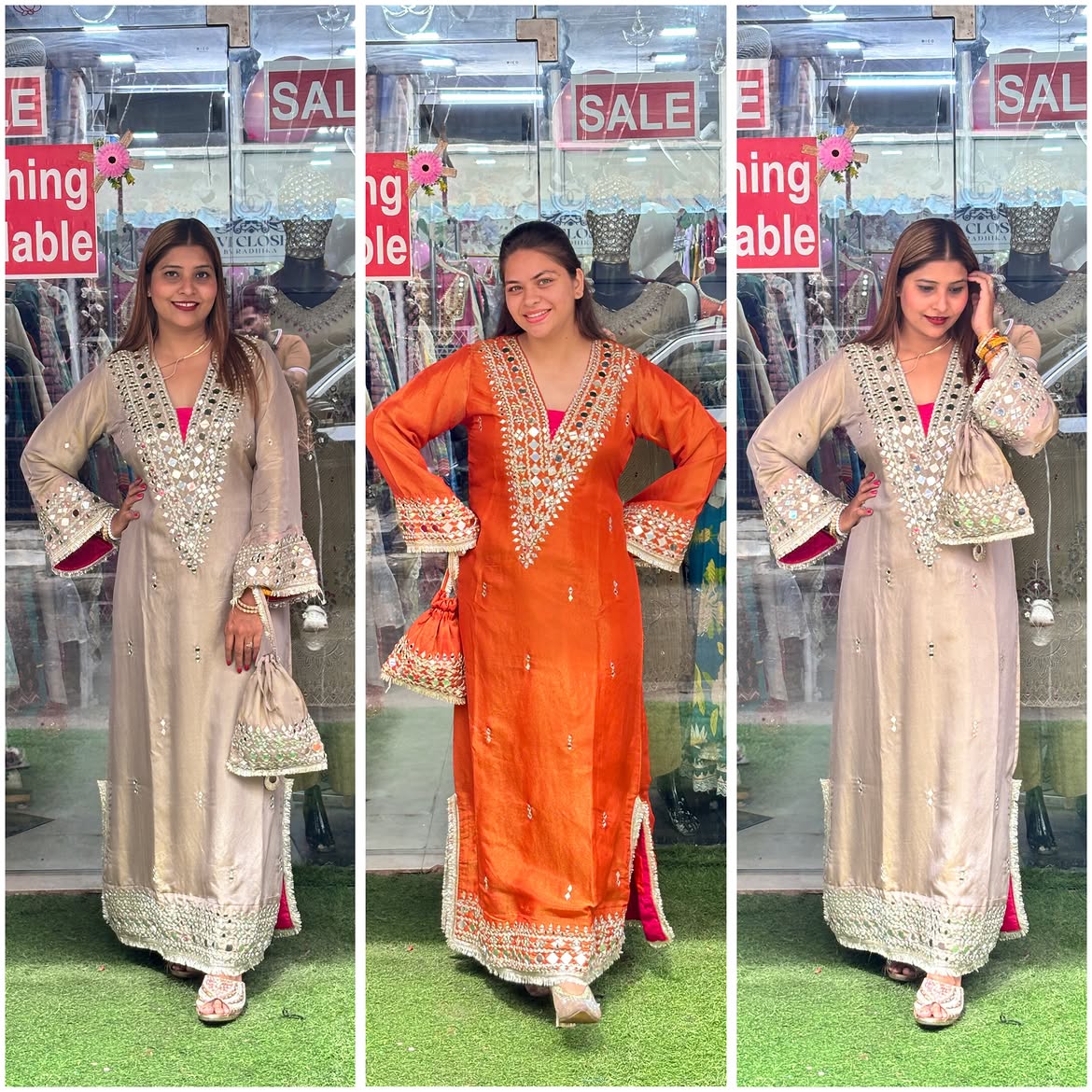 "MANYA" LONG FIREN THREE PIECE SET