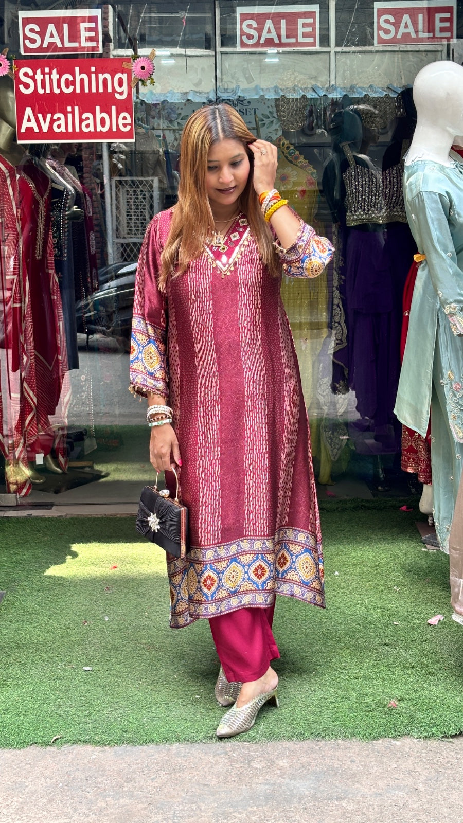 "Meherbano" A LINE COORD SET IN GAJJI SILK