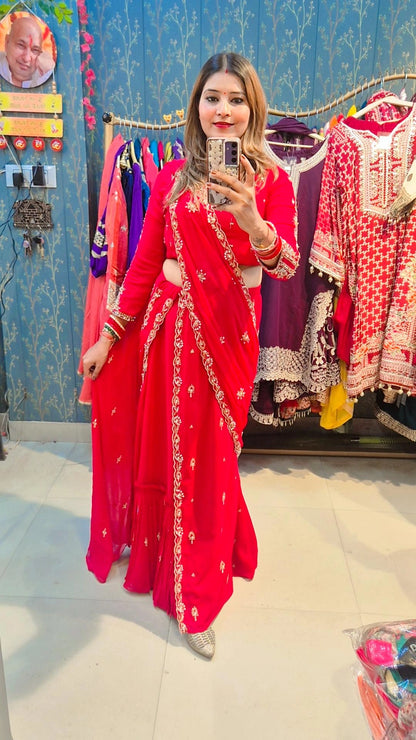 "Pavitra" Handwork Drape Saree